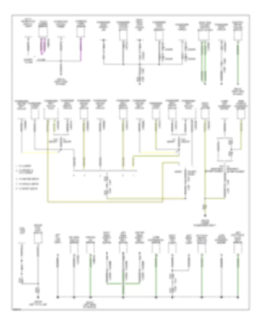 Ground Distribution Wiring Diagram 2 of 5 for Land Rover Range Rover Evoque Pure 2013