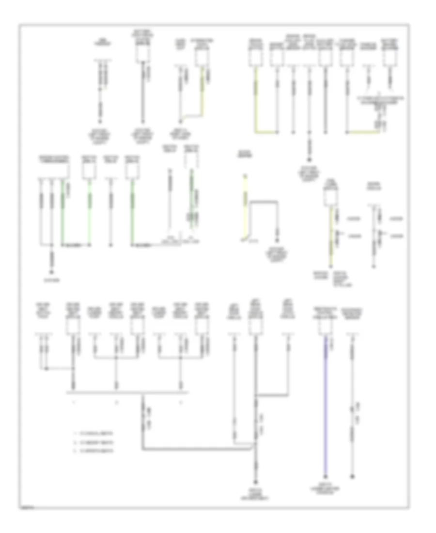Ground Distribution Wiring Diagram 5 of 5 for Land Rover Range Rover Evoque Pure 2013
