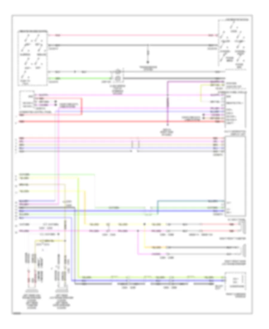 Radio Wiring Diagram Base 2 of 2 for Land Rover Range Rover Evoque Pure 2013