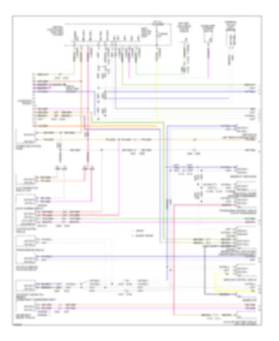 Diagnostic Socket Wiring Diagram 1 of 3 for Land Rover Range Rover Evoque Pure Plus 2013