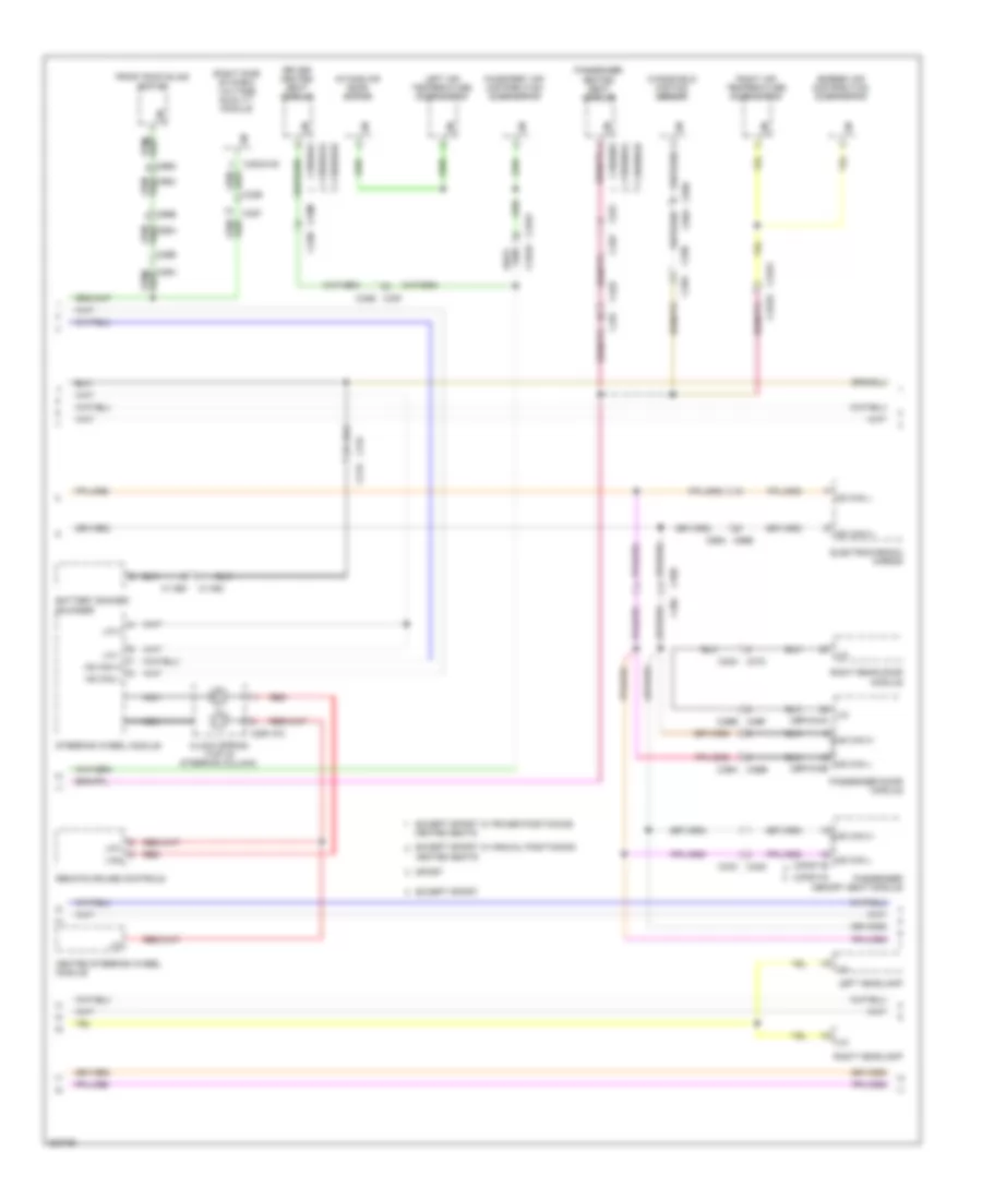 Diagnostic Socket Wiring Diagram (2 of 3) for Land Rover Range Rover Evoque Pure Plus 2013