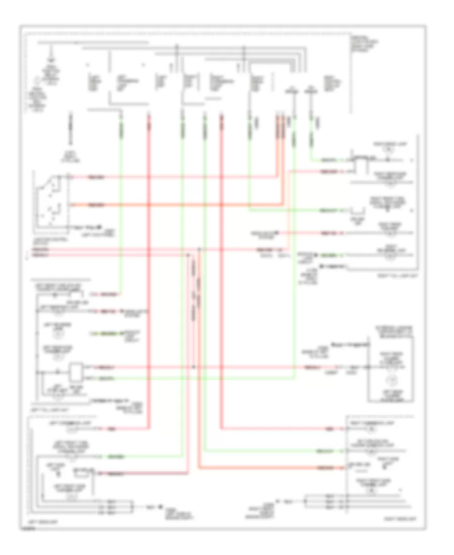 Exterior Lamps Wiring Diagram 2 of 2 for Land Rover Range Rover Sport Autobiography 2013