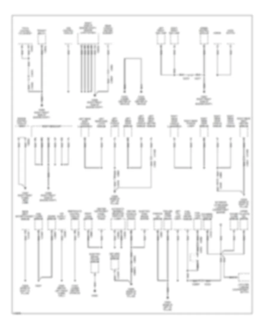 Ground Distribution Wiring Diagram 1 of 4 for Land Rover Range Rover Sport Autobiography 2013