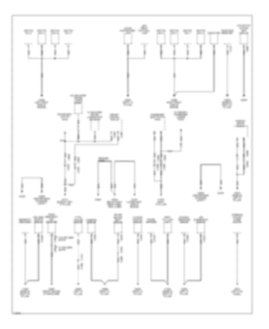 Ground Distribution Wiring Diagram (4 of 4) for Land Rover Range Rover Sport Autobiography 2013