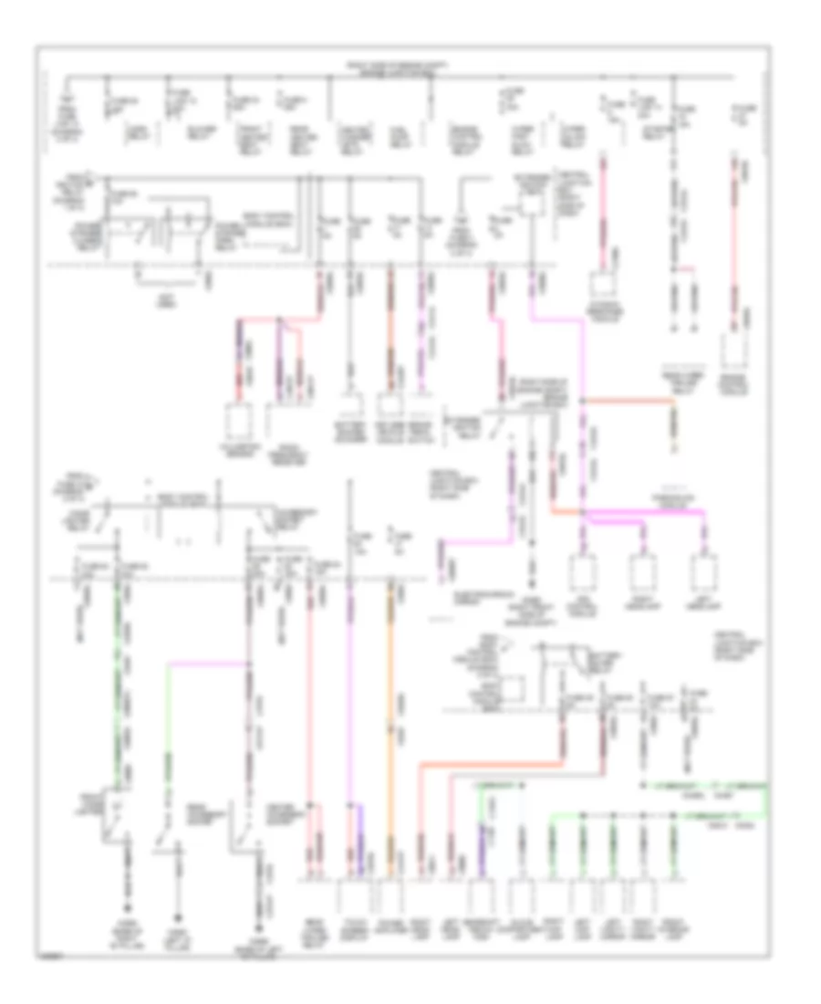 Power Distribution Wiring Diagram 3 of 3 for Land Rover Range Rover Sport Autobiography 2013