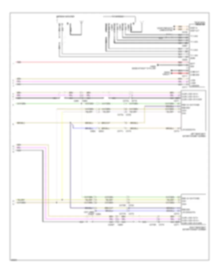 Rear Seat Entertainment Wiring Diagram (2 of 2) for Land Rover Range Rover Sport Autobiography 2013