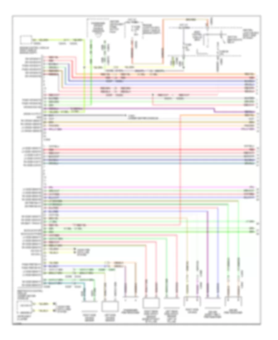 Supplemental Restraints Wiring Diagram 1 of 2 for Land Rover Range Rover Sport Autobiography 2013