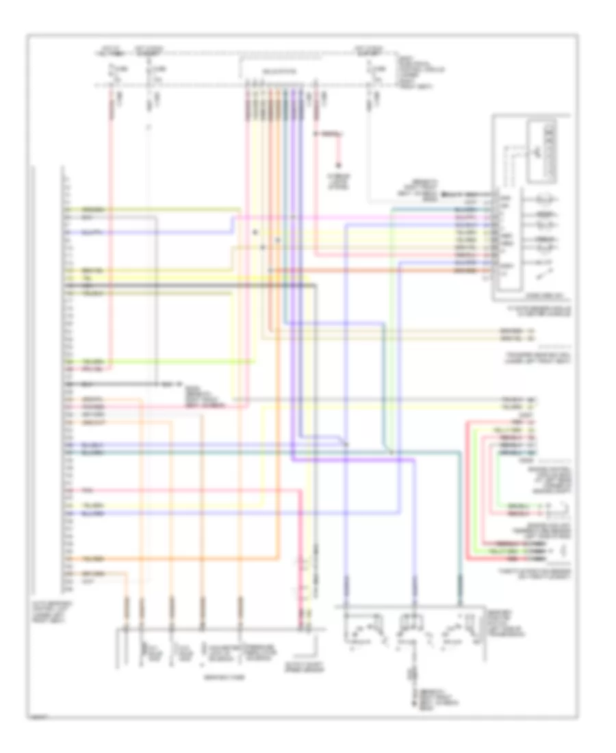 A T Wiring Diagram for Land Rover Range Rover HSE 2001