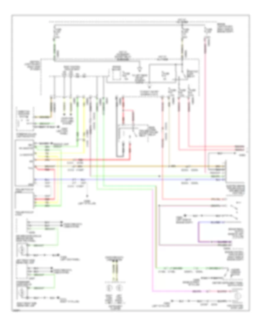 Exterior Lamps Wiring Diagram 1 of 2 for Land Rover Range Rover Sport HSE Lux 2013