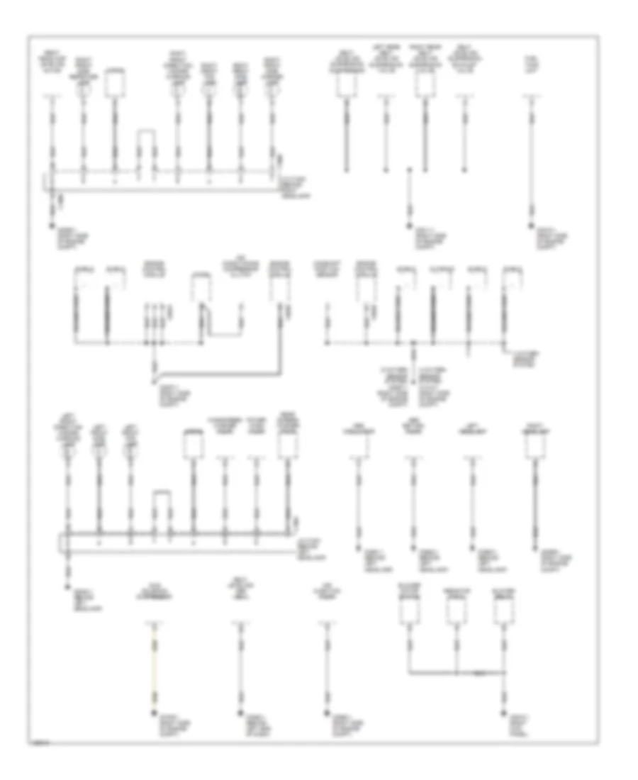 Ground Distribution Wiring Diagram 1 of 5 for Land Rover Discovery Series II SD 2002