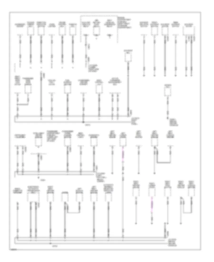 Ground Distribution Wiring Diagram (3 of 5) for Land Rover Discovery Series II SD 2002
