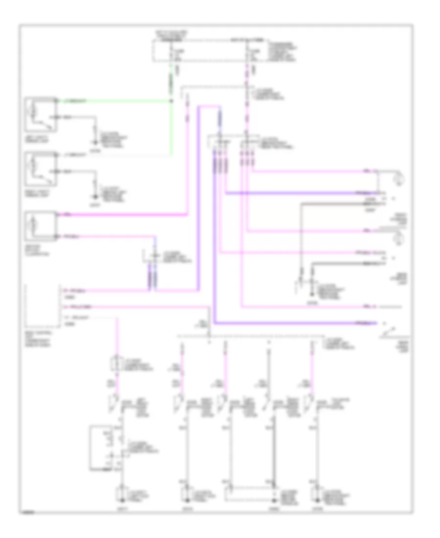 Courtesy Lamps Wiring Diagram for Land Rover Discovery Series II SD 2002