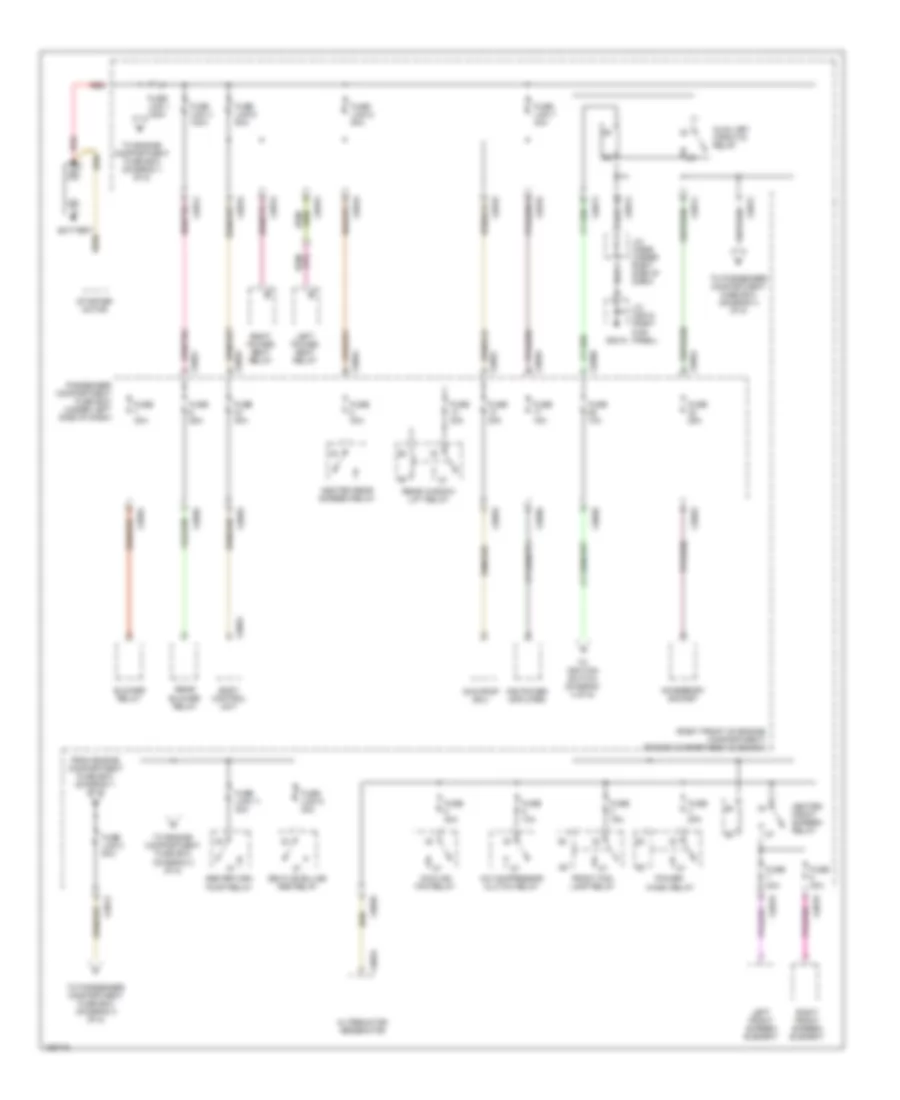 Power Distribution Wiring Diagram 1 of 5 for Land Rover Discovery Series II SD 2002