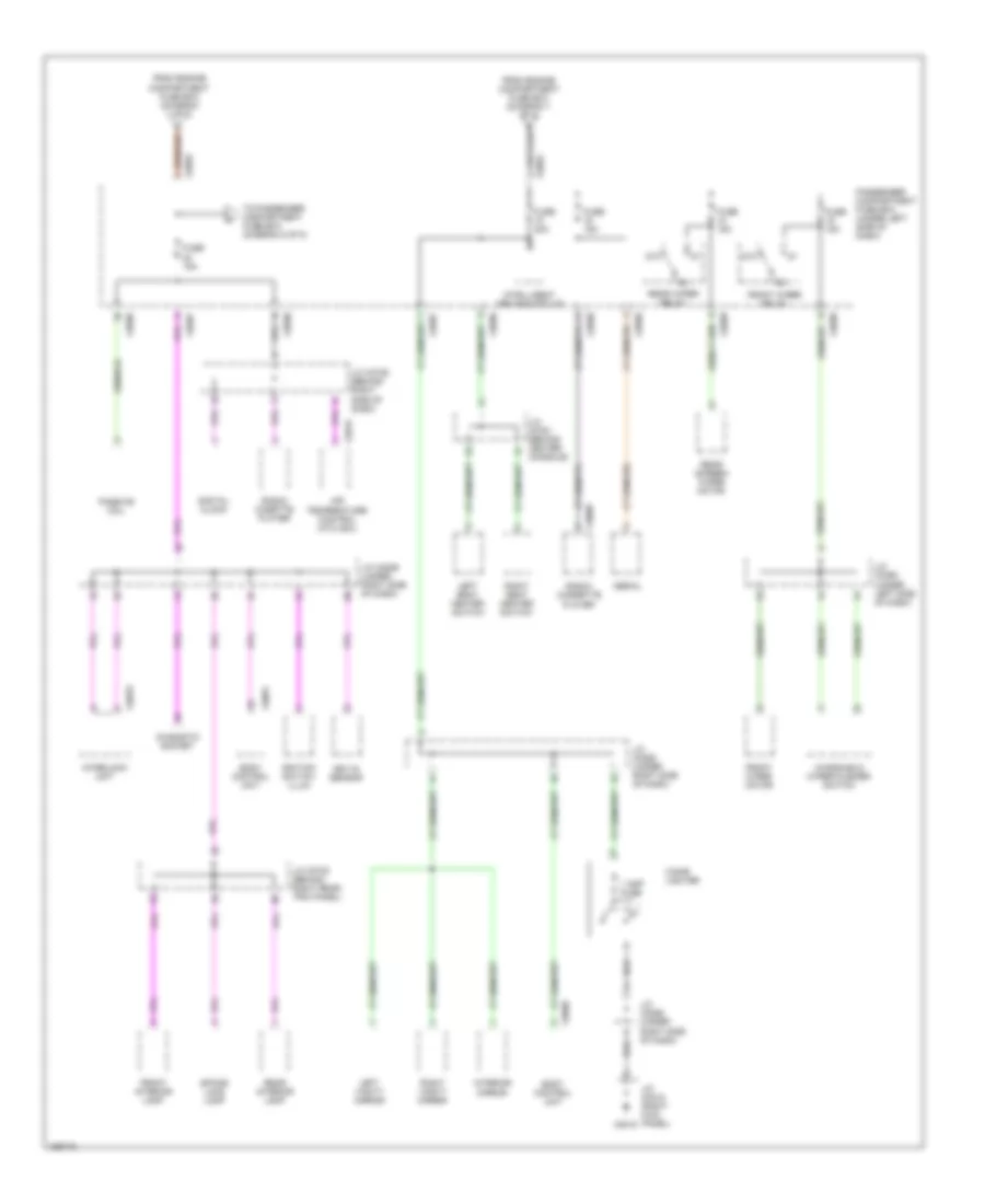 Power Distribution Wiring Diagram 3 of 5 for Land Rover Discovery Series II SD 2002