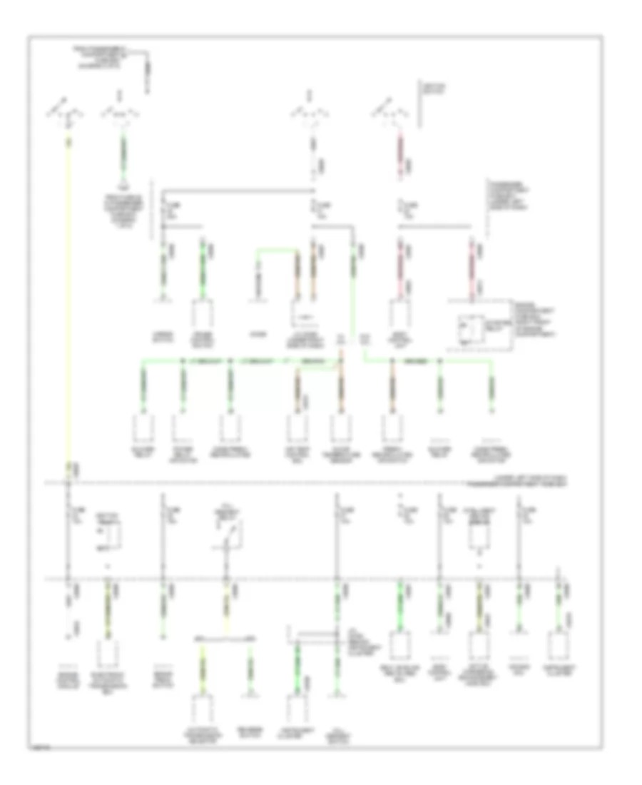 Power Distribution Wiring Diagram 4 of 5 for Land Rover Discovery Series II SD 2002