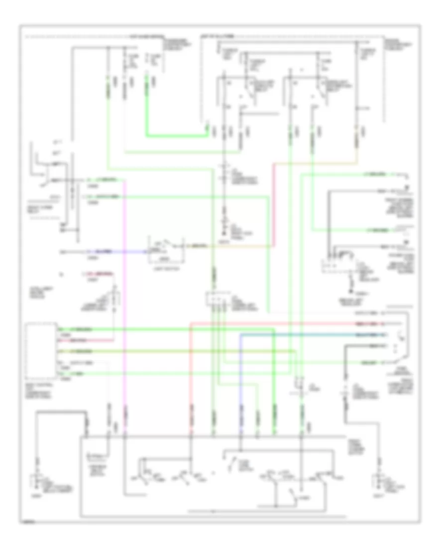 Передняя Схема Шайбы Дворника/Шайбы и Фары для Land Rover Discovery Series II SD 2002