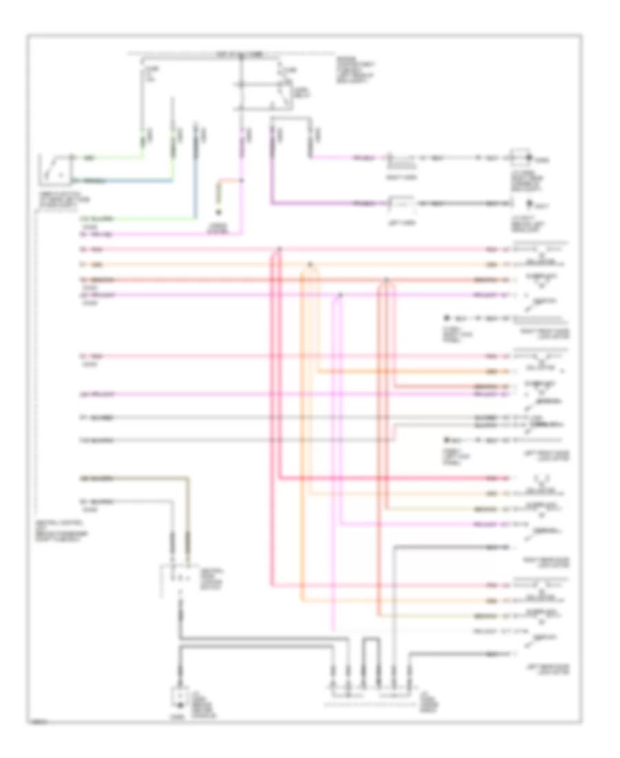 Anti theft Wiring Diagram 1 of 2 for Land Rover Freelander HSE 2002
