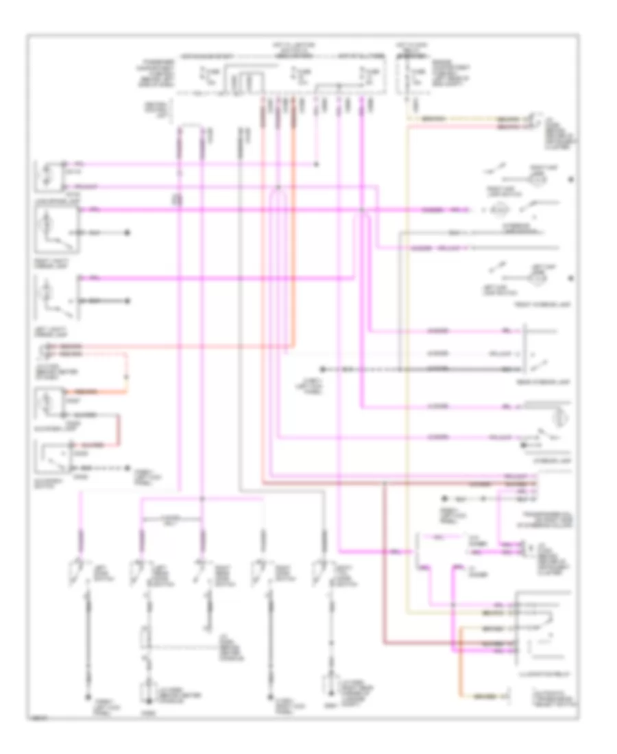 Courtesy Lamps Wiring Diagram for Land Rover Freelander HSE 2002
