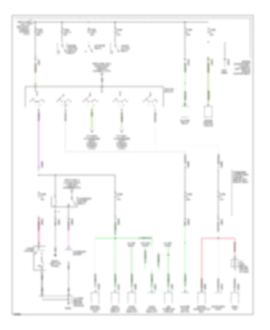 Power Distribution Wiring Diagram 3 of 5 for Land Rover Freelander HSE 2002