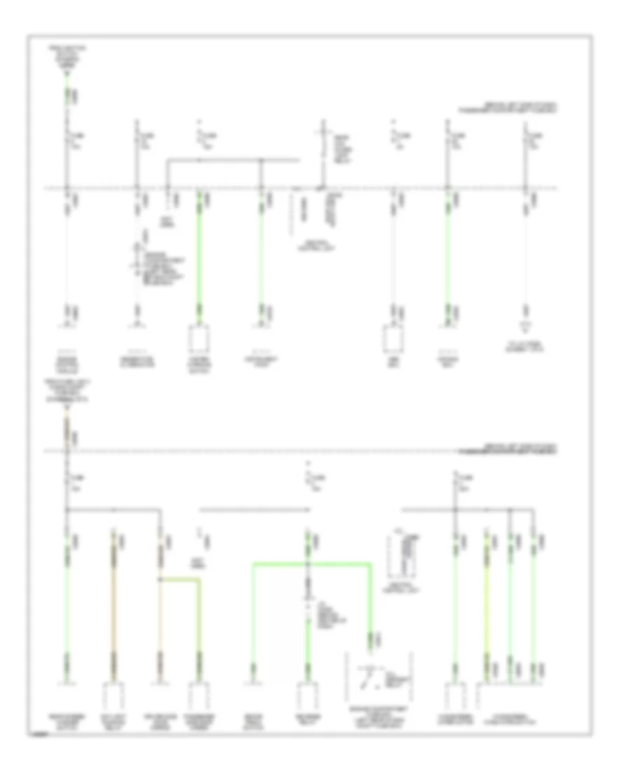 Power Distribution Wiring Diagram 4 of 5 for Land Rover Freelander HSE 2002