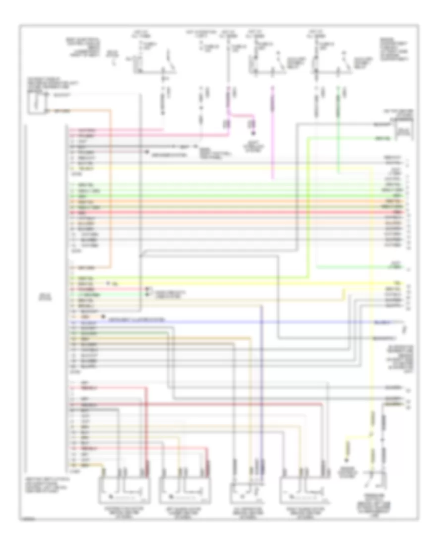 Automatic A C Wiring Diagram 1 of 2 for Land Rover Range Rover HSE 2002