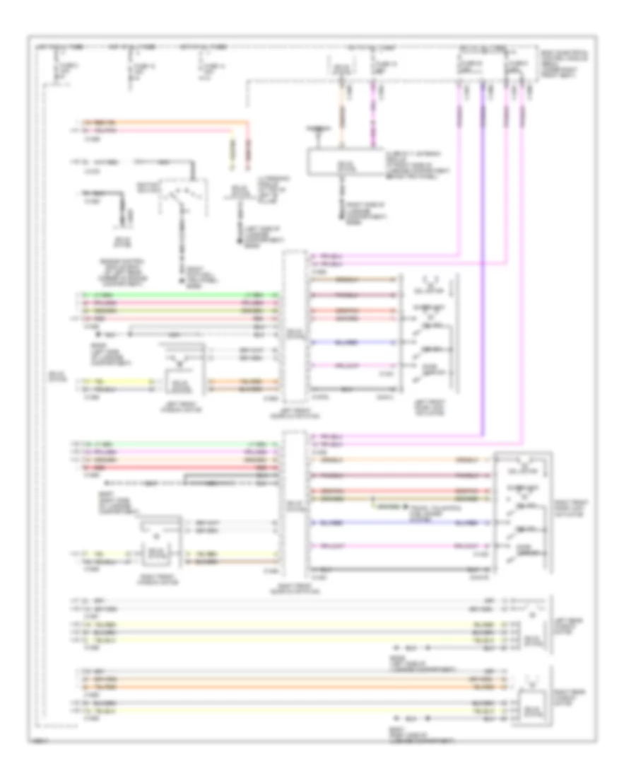 Anti theft Wiring Diagram 1 of 2 for Land Rover Range Rover HSE 2002