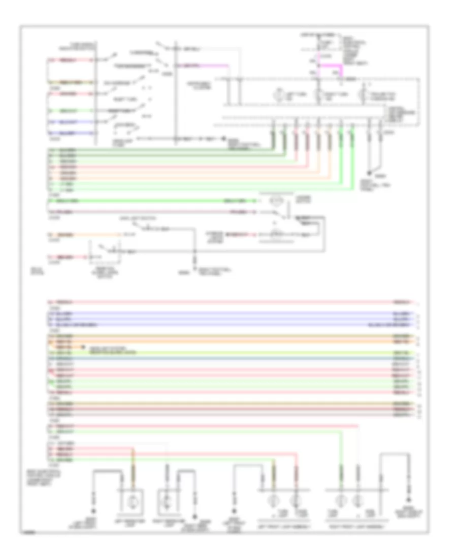 Exterior Lamps Wiring Diagram 1 of 2 for Land Rover Range Rover HSE 2002