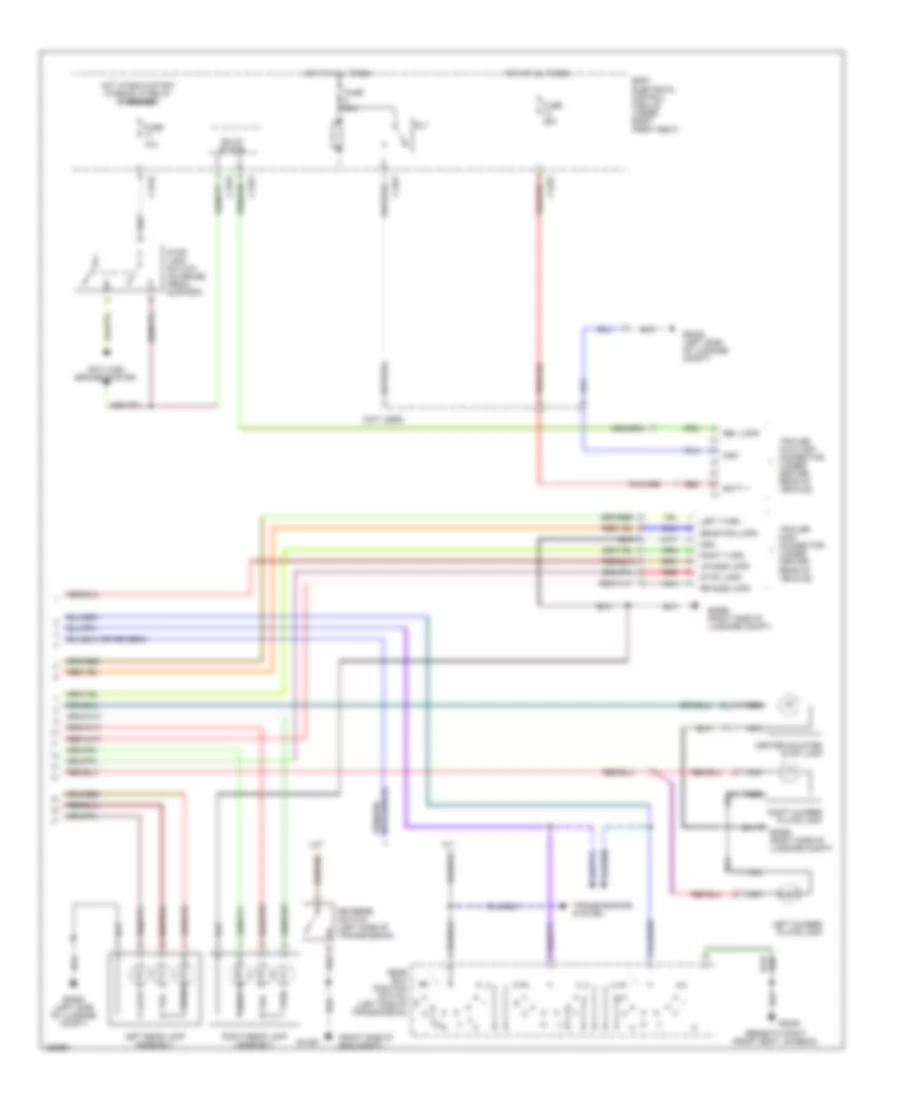 Exterior Lamps Wiring Diagram 2 of 2 for Land Rover Range Rover HSE 2002