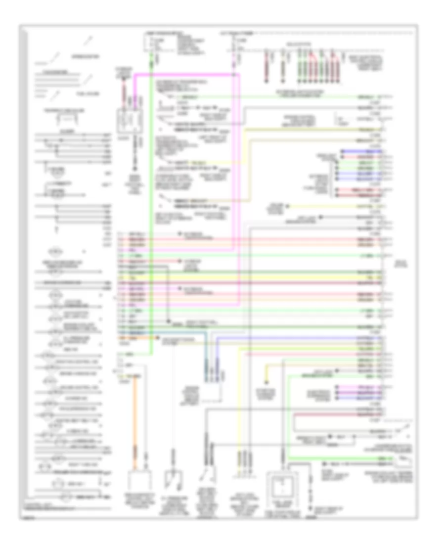 Instrument Cluster Wiring Diagram for Land Rover Range Rover HSE 2002