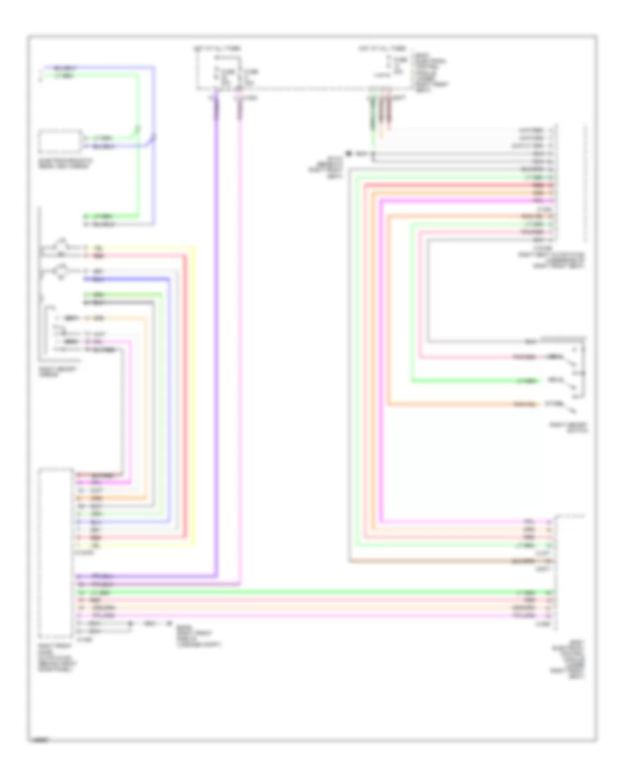 Memory Mirrors Wiring Diagram 2 of 2 for Land Rover Range Rover HSE 2002