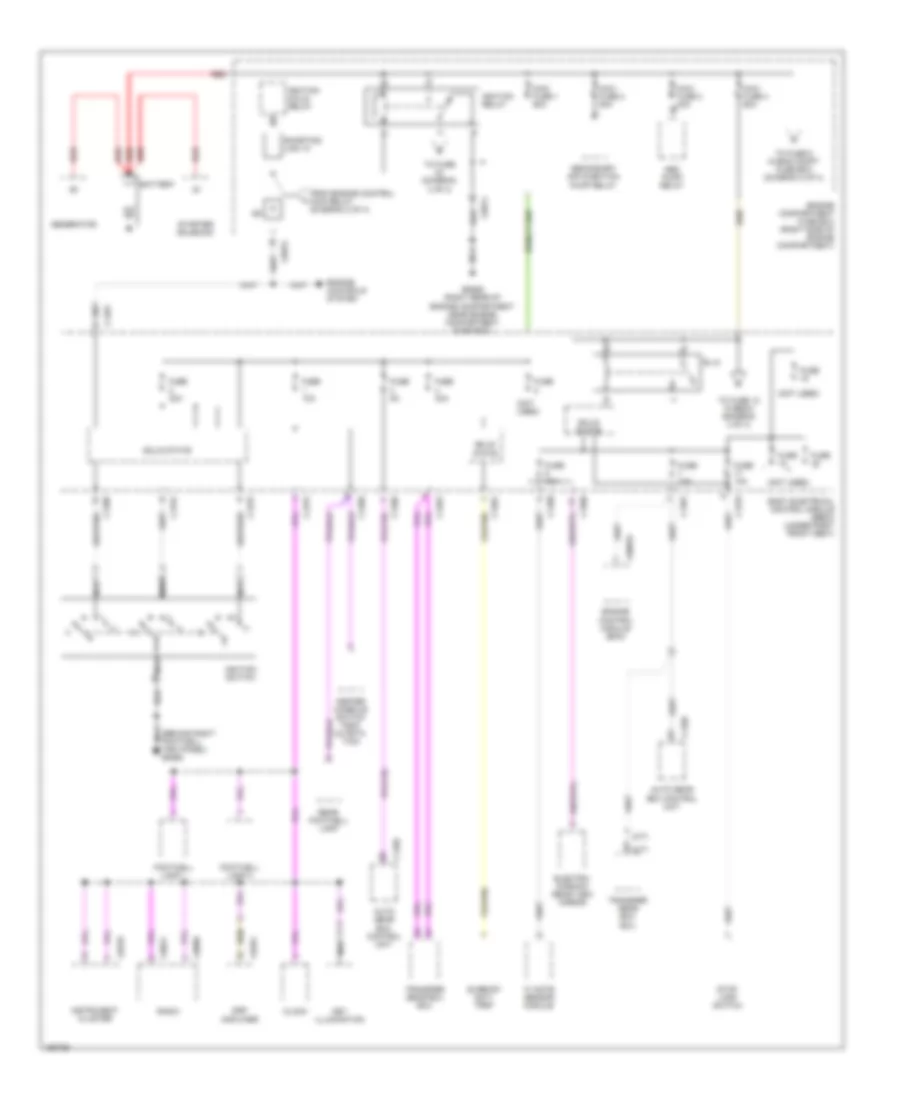 Power Distribution Wiring Diagram 1 of 4 for Land Rover Range Rover HSE 2002