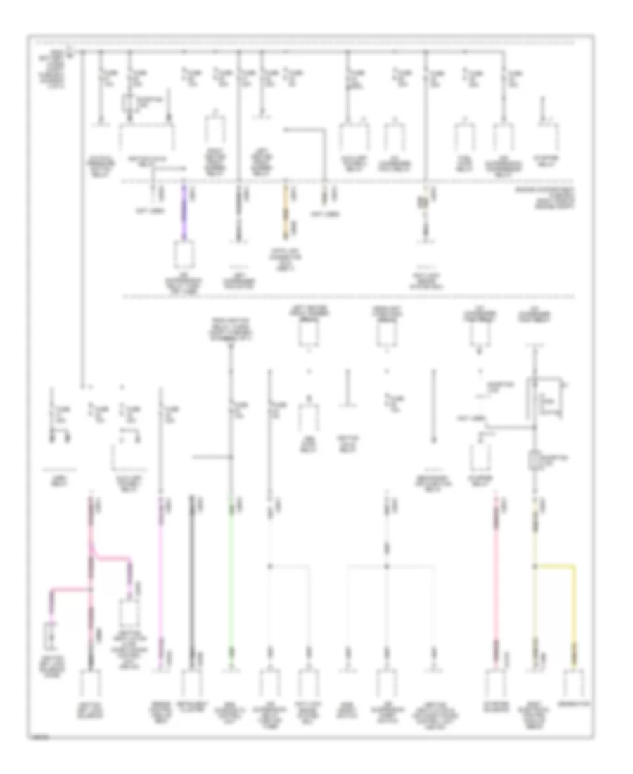 Power Distribution Wiring Diagram (3 of 4) for Land Rover Range Rover HSE 2002