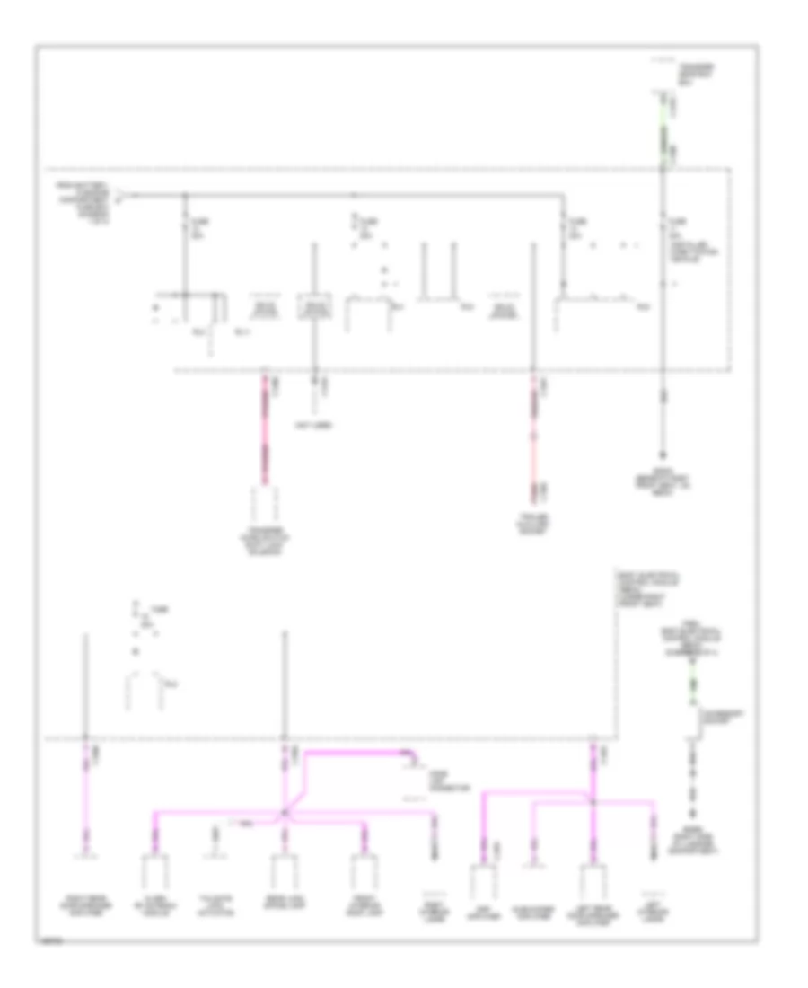 Power Distribution Wiring Diagram (4 of 4) for Land Rover Range Rover HSE 2002