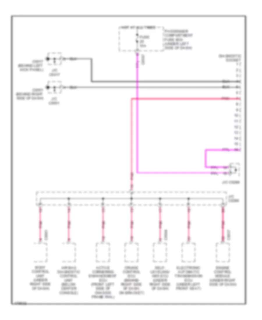 Computer Data Lines Wiring Diagram for Land Rover Discovery HSE 2003