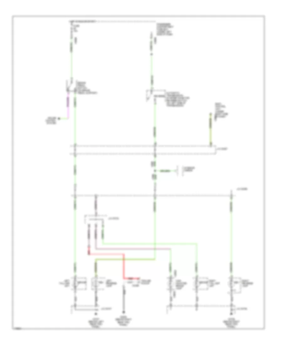 Back up  Stop Lamps Wiring Diagram for Land Rover Discovery HSE 2003