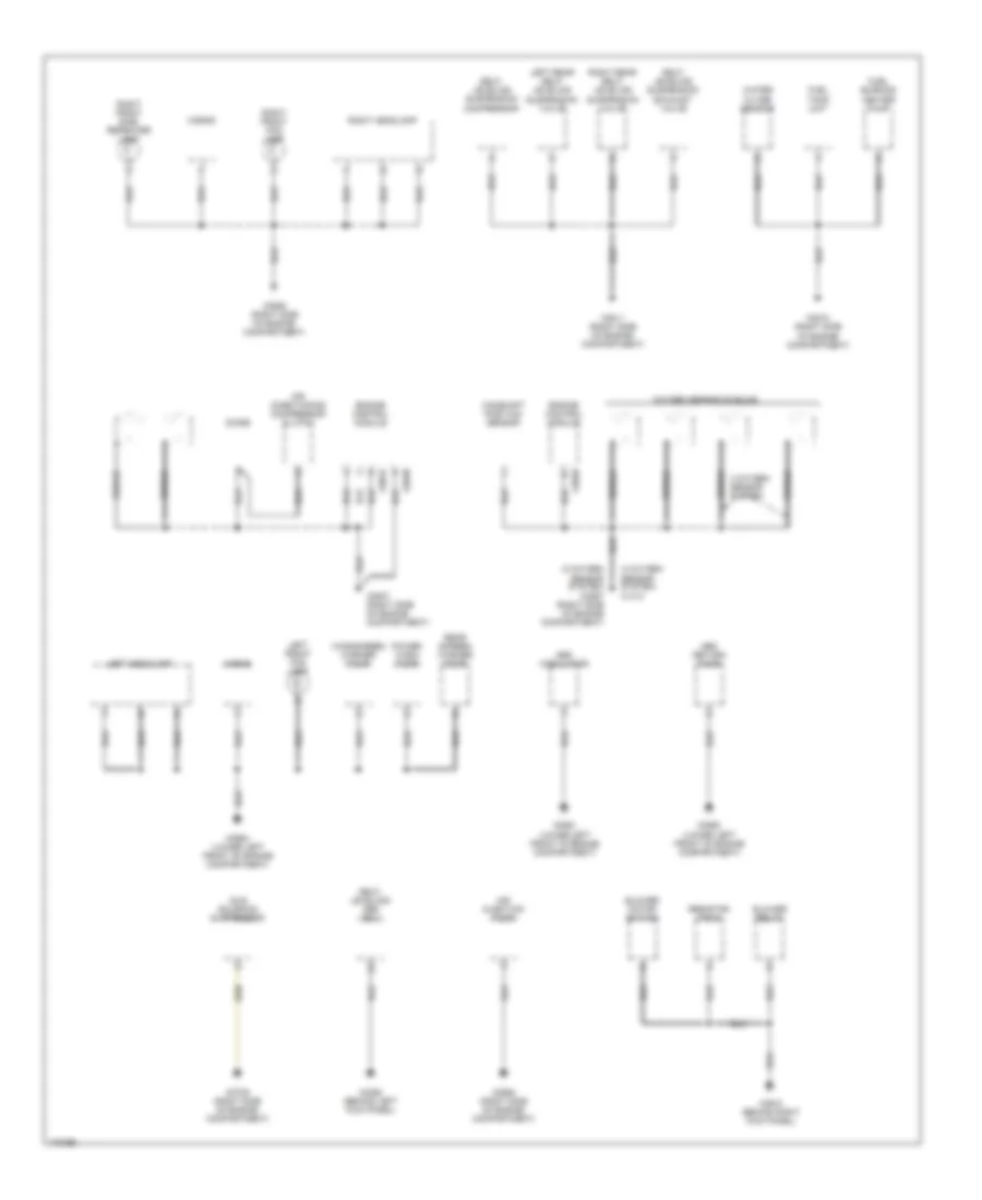 Ground Distribution Wiring Diagram 1 of 5 for Land Rover Discovery HSE 2003