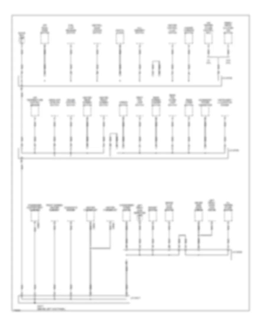 Ground Distribution Wiring Diagram 2 of 5 for Land Rover Discovery HSE 2003