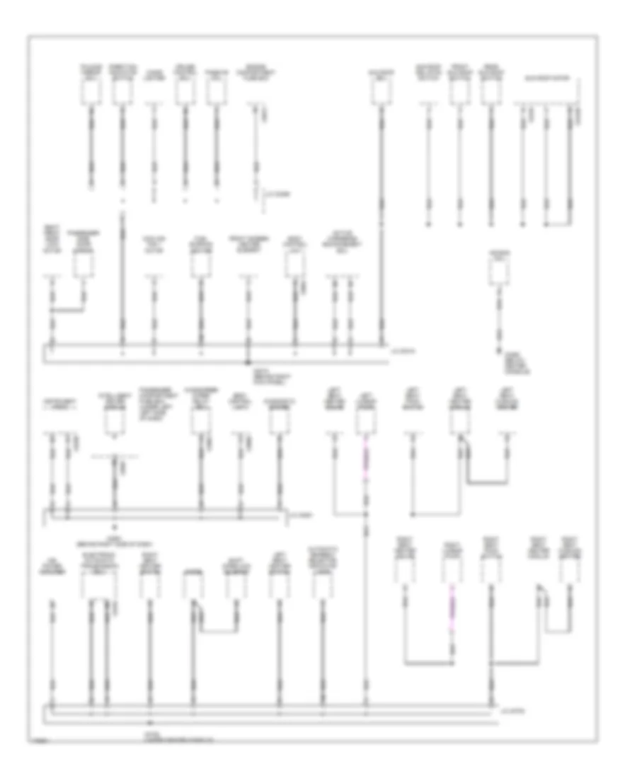 Ground Distribution Wiring Diagram 3 of 5 for Land Rover Discovery HSE 2003