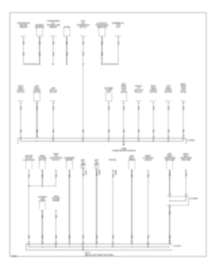 Ground Distribution Wiring Diagram 4 of 5 for Land Rover Discovery HSE 2003