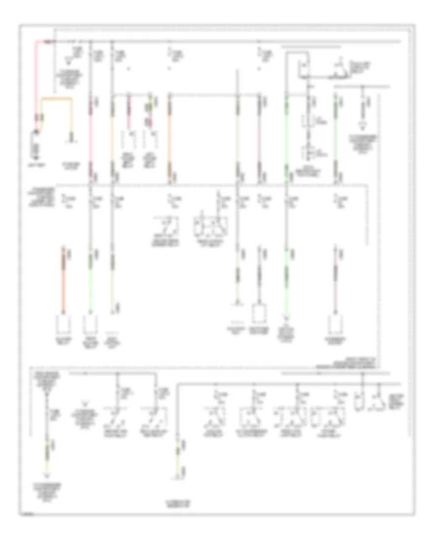 Power Distribution Wiring Diagram 1 of 5 for Land Rover Discovery HSE 2003