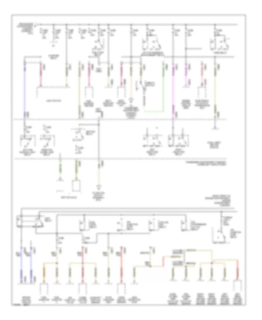 Power Distribution Wiring Diagram (2 of 5) for Land Rover Discovery HSE 2003