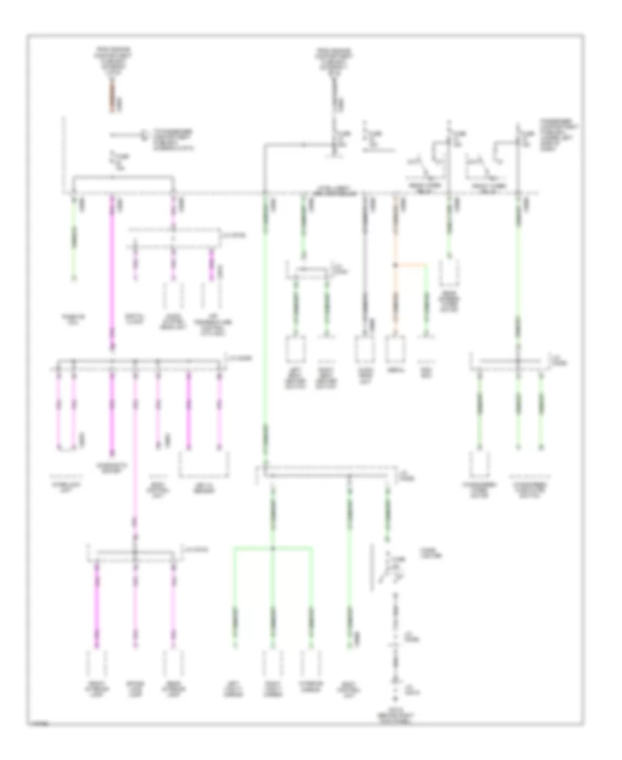 Power Distribution Wiring Diagram (3 of 5) for Land Rover Discovery HSE 2003