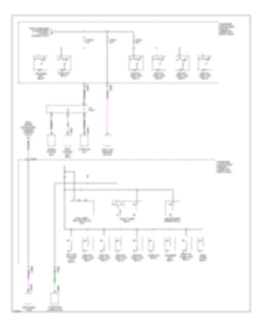 Power Distribution Wiring Diagram (5 of 5) for Land Rover Discovery HSE 2003