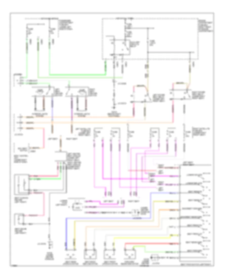 Power  Heated Seat Wiring Diagram for Land Rover Discovery HSE 2003