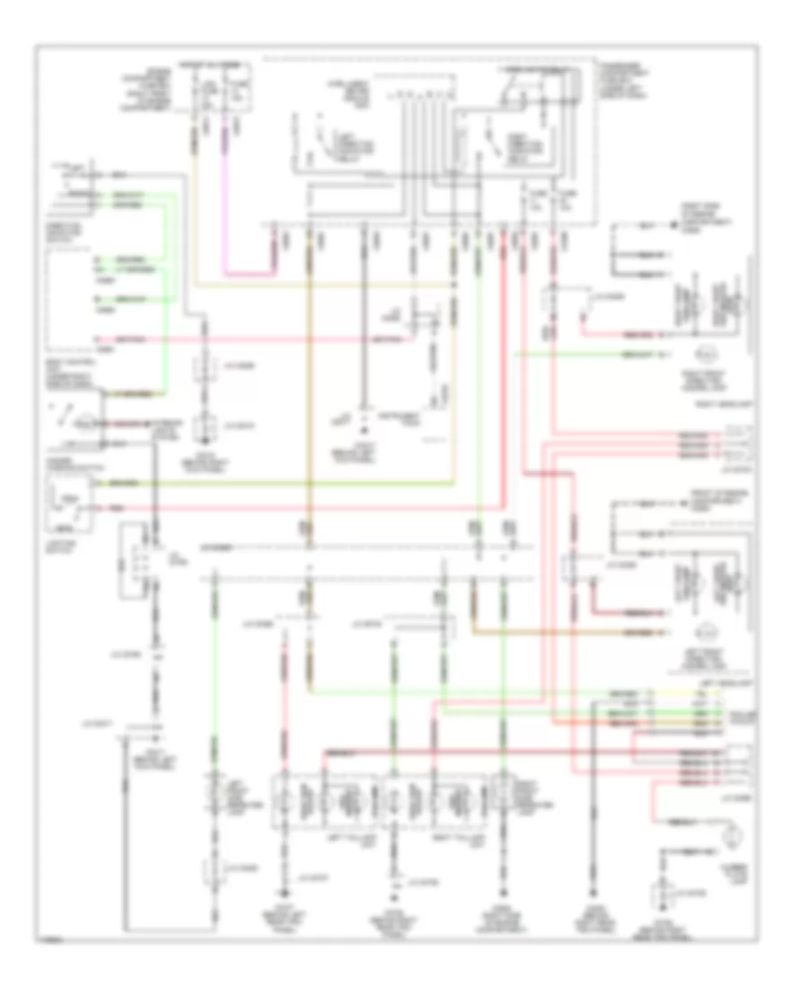 Exterior Lamps Wiring Diagram for Land Rover Discovery S 2003