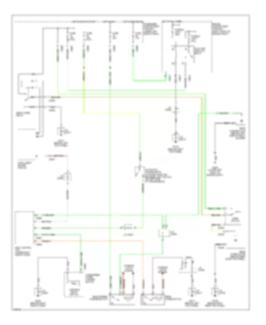 Rear WiperWasher Wiring Diagram for Land Rover Discovery S 2003