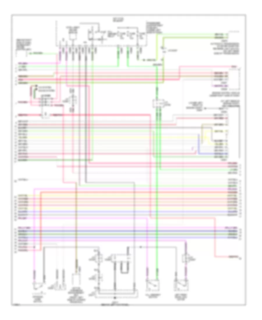 Anti-lock Brakes Wiring Diagram, with Self-Leveling (2 of 3) for Land Rover Discovery SE 2003