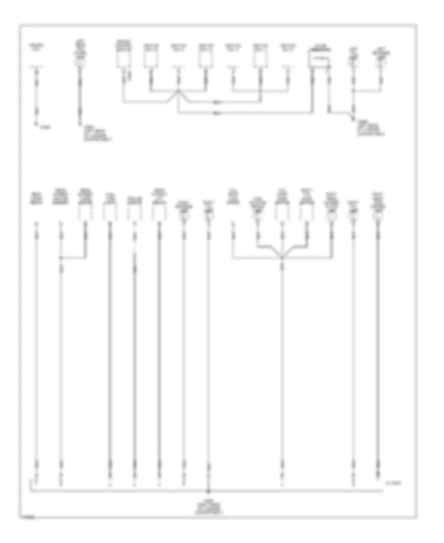 Ground Distribution Wiring Diagram 3 of 3 for Land Rover Freelander HSE 2003