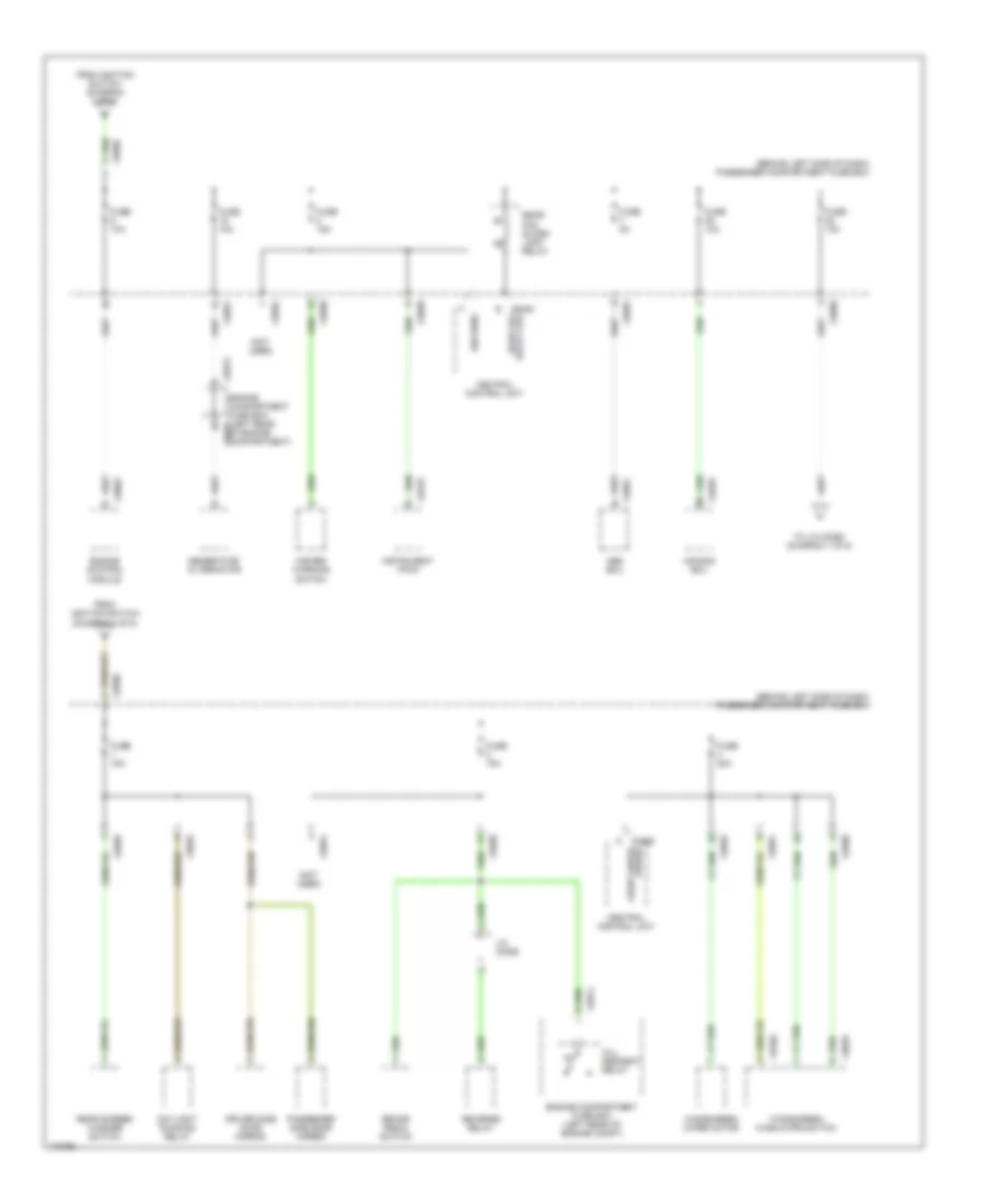 Power Distribution Wiring Diagram 4 of 5 for Land Rover Freelander HSE 2003