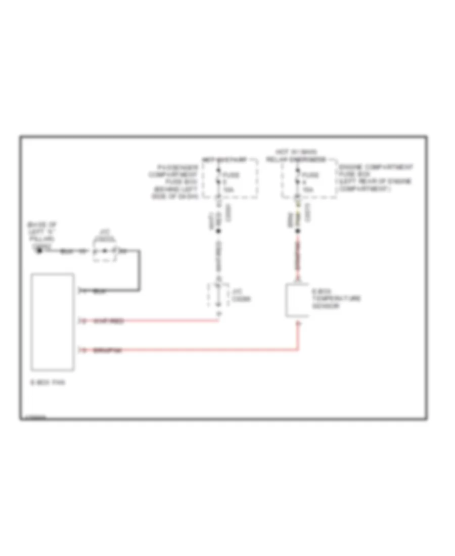 Electrical Box Fan Wiring Diagram for Land Rover Freelander S 2003